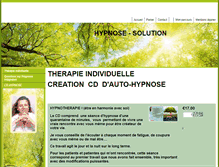 Tablet Screenshot of hypnose-solution.fr